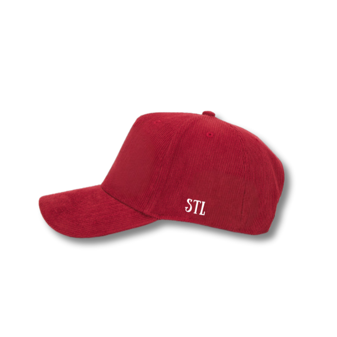 Red Corduroy Out of Stock Trucker