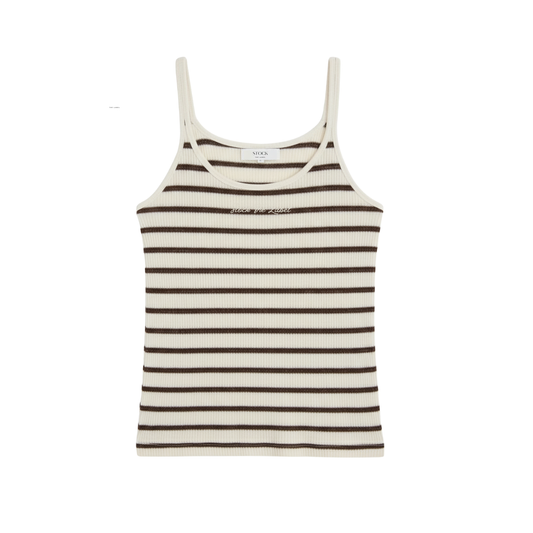 Striped Lounge Set - Tank Top