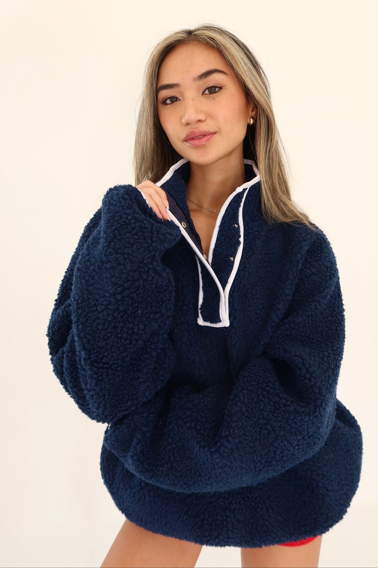 Holiday Navy Fleece
